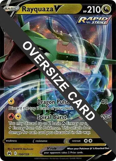 Rayquaza V 100/159 Ultra Rare • 100/159 Jumbo Cards