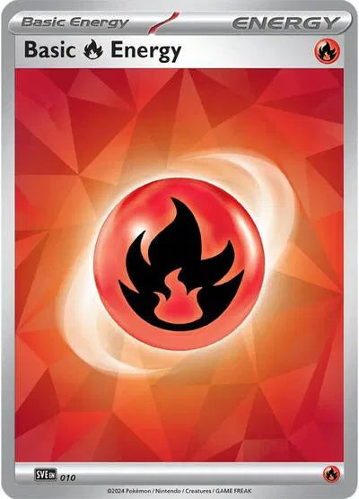 Basic Fire Energy Stellar Crown Common 010 Holofoil