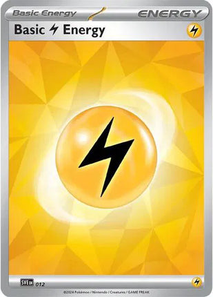 Basic Lightning Energy Stellar Crown Common 012 Holofoil