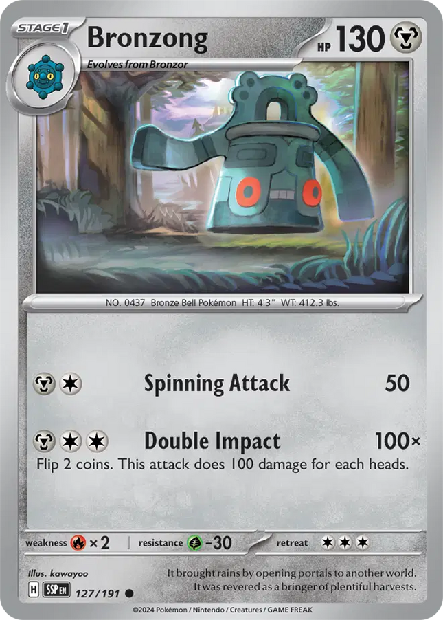 Bronzong Common • 127/191 Surging Sparks