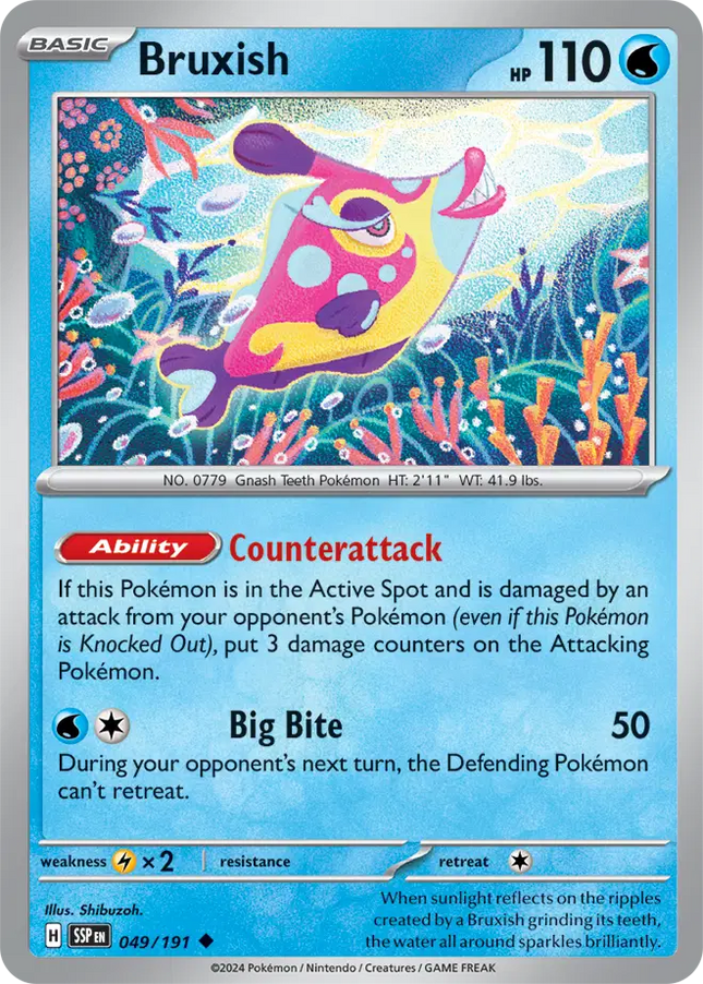 Bruxish Common • 049/191 Surging Sparks