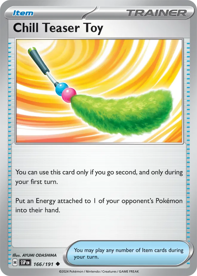 Chill Teaser Toy Surging Sparks Uncommon 166/191