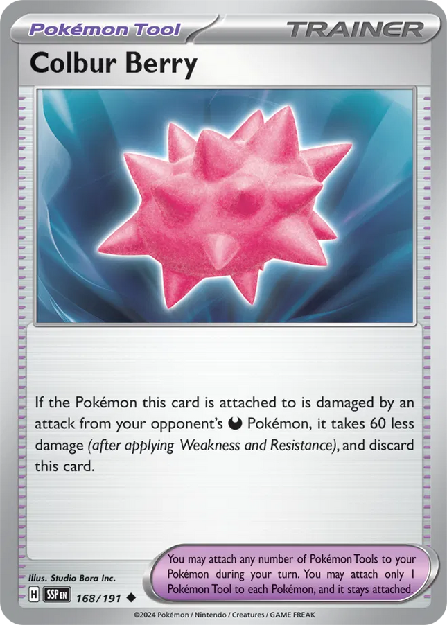 Colbur Berry Surging Sparks Uncommon 168/191