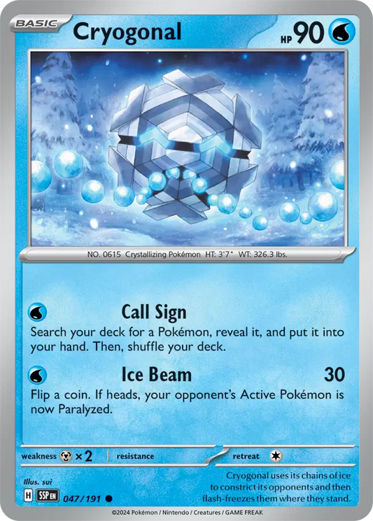 Cryogonal Common • 047/191 Surging Sparks