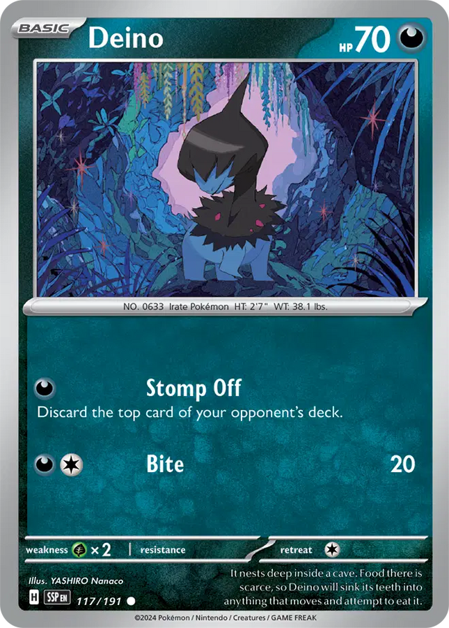 Deino Common • 117/191 Surging Sparks