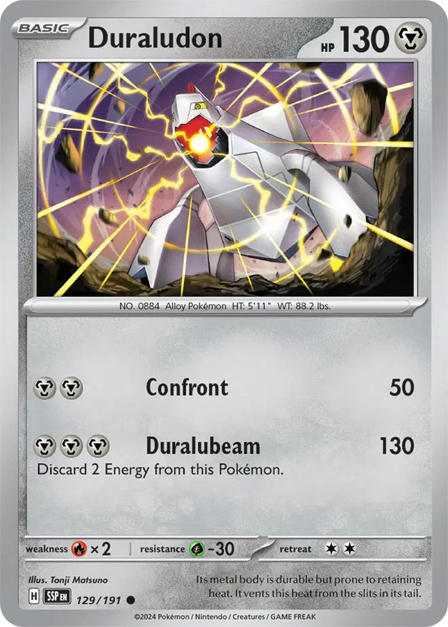Duraludon Common • 129/191 Surging Sparks