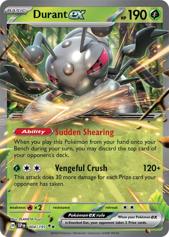 Durant ex Double Rare • 004/191 Surging Sparks