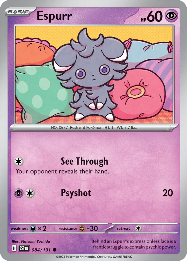 Espurr Surging Sparks Common 084/191