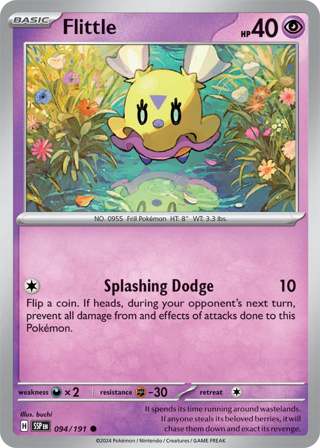 Flittle Surging Sparks Common 094/191 Reverse Holofoil