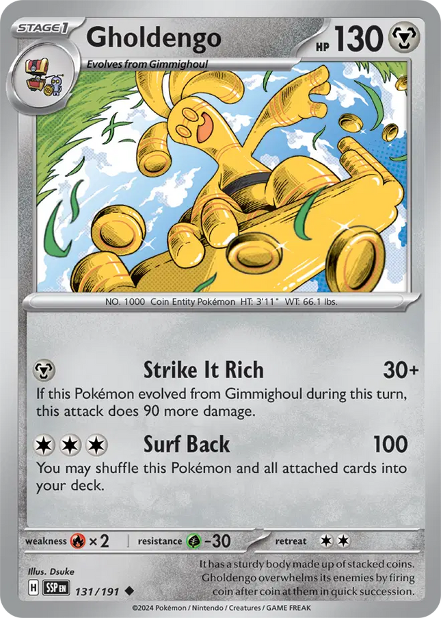 Gholdengo Uncommon • 131/191 Surging Sparks