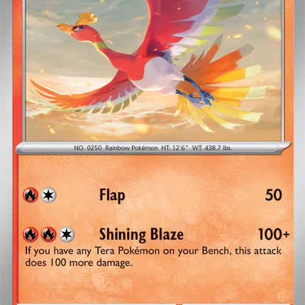 Ho-oh Uncommon • 019/191 Surging Sparks Reverse Holofoil