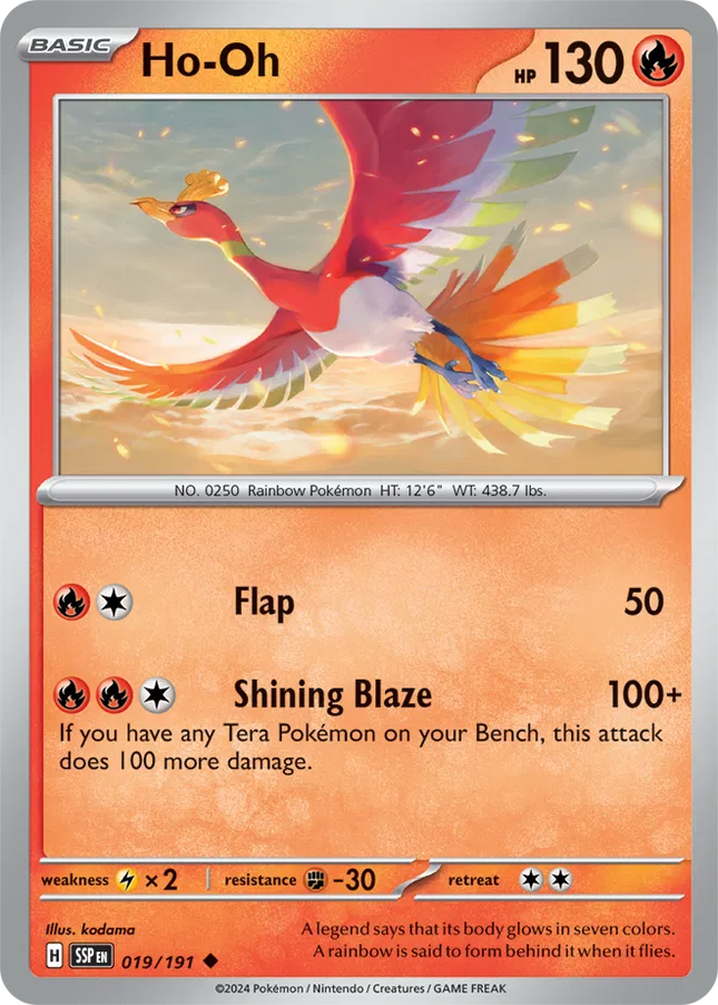 Ho-oh Surging Sparks Uncommon 019/191