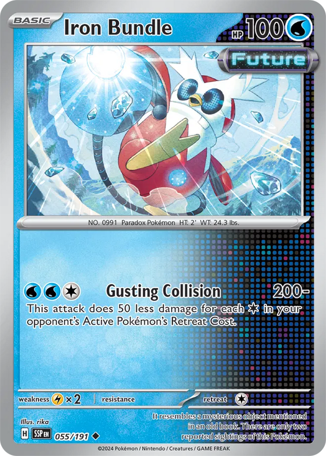 Iron Bundle Surging Sparks Uncommon 055/191