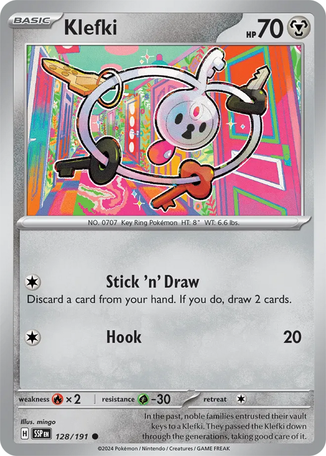 Klefki Surging Sparks Common 128/191