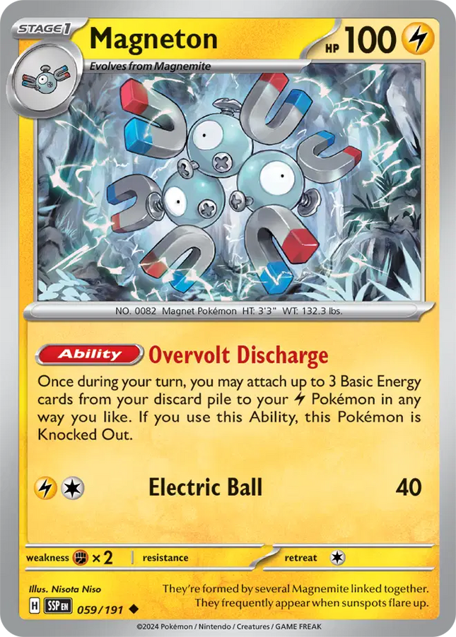 Magneton Uncommon • 059/191 Surging Sparks