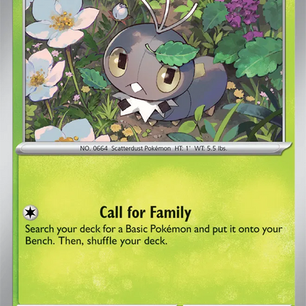 Scatterbug Surging Sparks Common 005/191 Reverse Holofoil