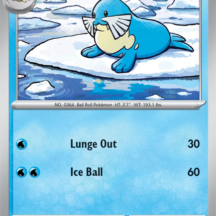 Sealeo Surging Sparks Common 044/191 Reverse Holofoil
