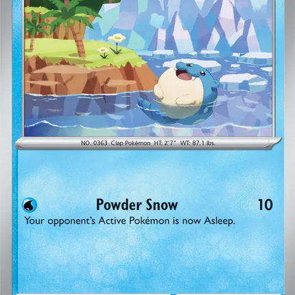 Spheal Common • 043/191 Surging Sparks Reverse Holofoil