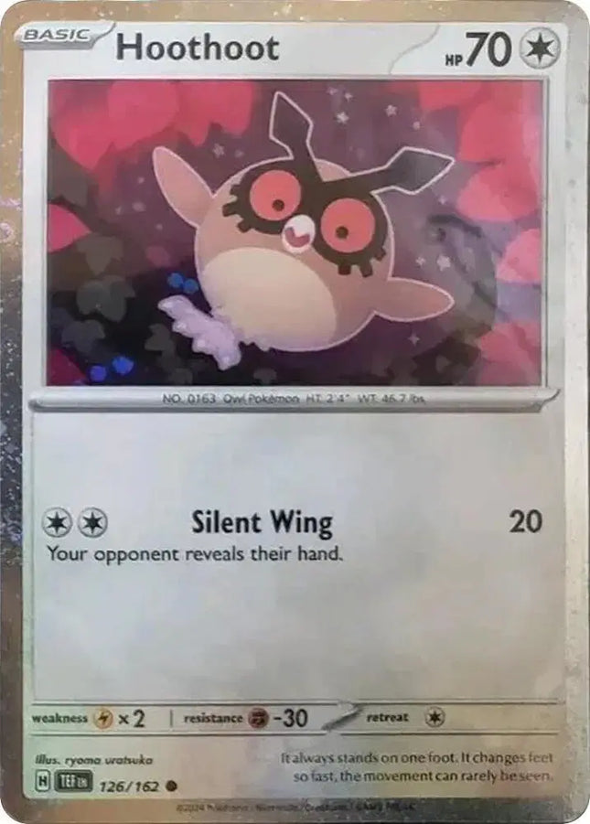 Hoothoot (Cosmos Holo) Promo • 126/162 Scarlet & Violet Promo