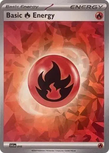 Basic Fire Energy (Cracked Ice Holo) Miscellaneous Cards & Products Common 010