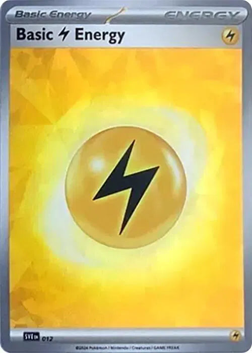 Basic Lightning Energy (Cracked Ice Holo) Miscellaneous Cards & Products Common 012