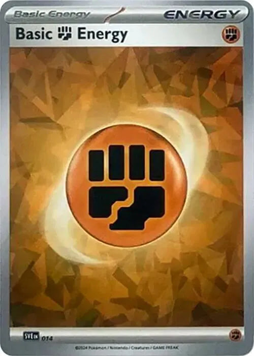 Basic Fighting Energy (Cracked Ice Holo) Miscellaneous Cards & Products Common 014