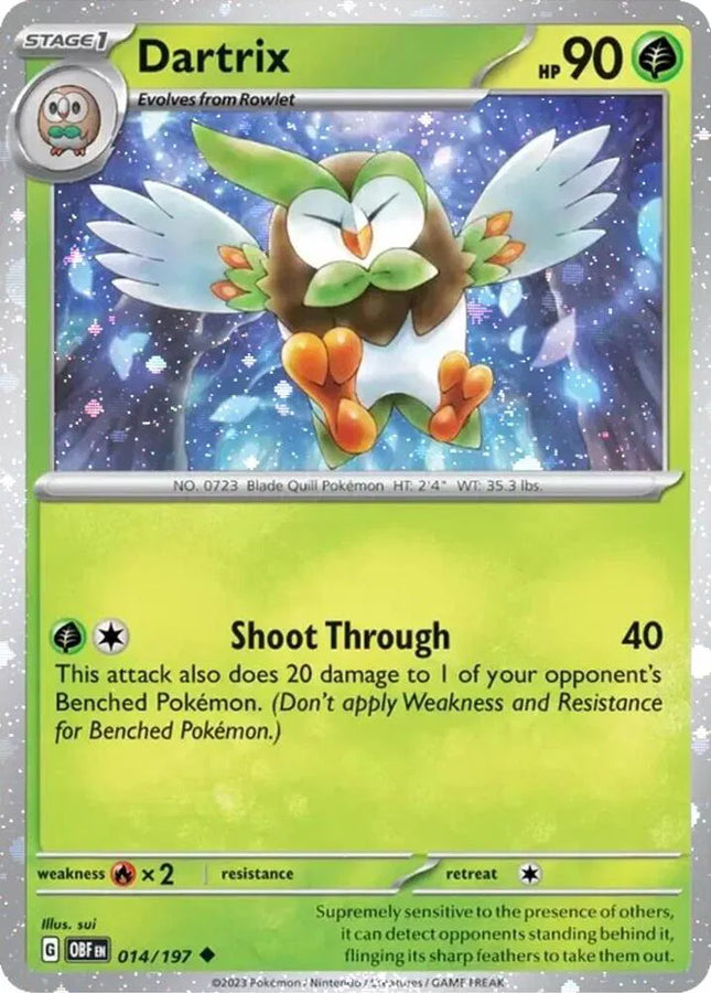 Dartrix - 014/197 (Cosmos Holo) Miscellaneous Cards & Products Uncommon 014/197