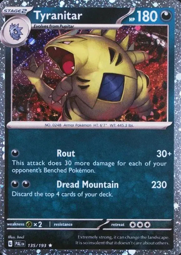 Tyranitar - 135/193 (Cosmo Foil) Miscellaneous Cards & Products Promo 135/193