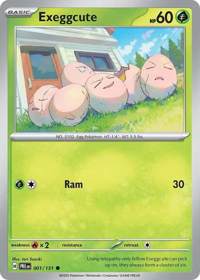 Exeggcute Common • 001/131 Prismatic Evolutions