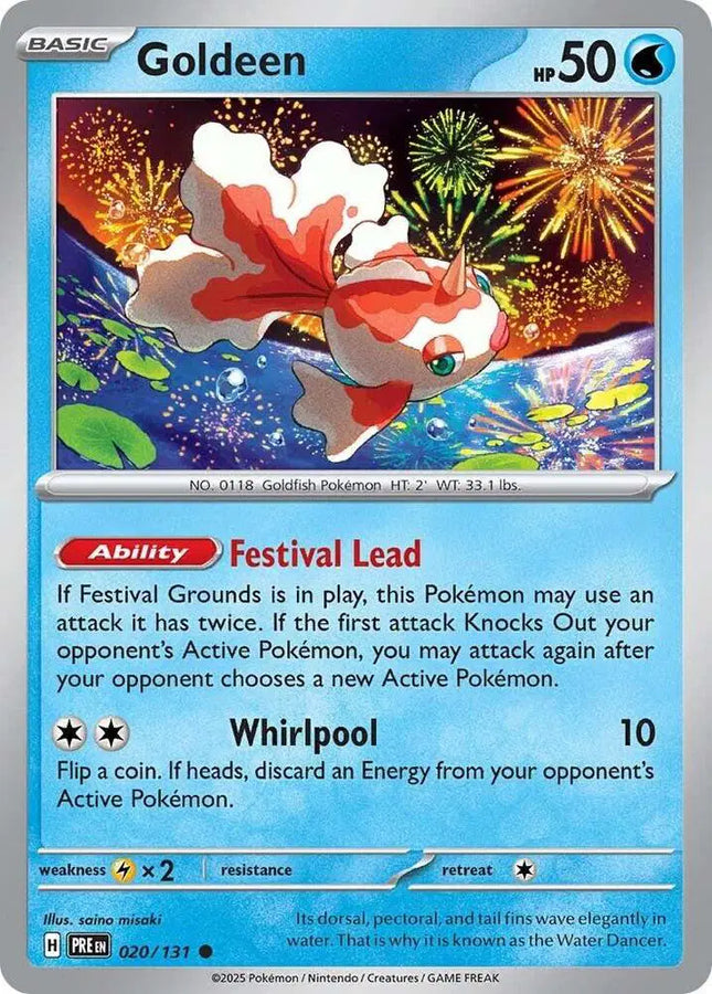 Goldeen Common • 020/131 Prismatic Evolutions
