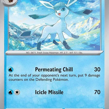 Glaceon Rare • 025/131 Prismatic Evolutions Holofoil