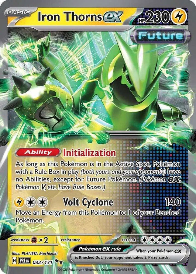 Iron Thorns ex Prismatic Evolutions Double Rare 032/131