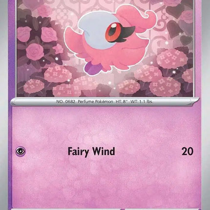 Spritzee Common • 038/131 Prismatic Evolutions Reverse Holofoil