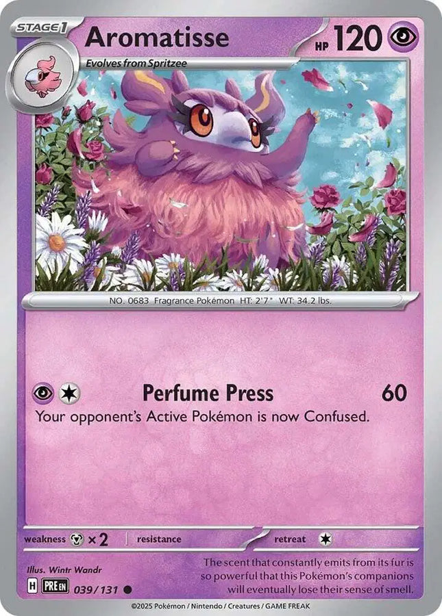 Aromatisse Common • 039/131 Prismatic Evolutions Reverse Holofoil