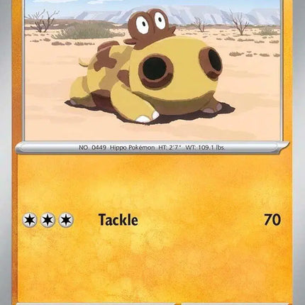 Hippopotas Common • 052/131 Prismatic Evolutions Reverse Holofoil