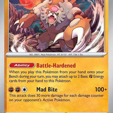 Bloodmoon Ursaluna Rare • 054/131 Prismatic Evolutions Reverse Holofoil