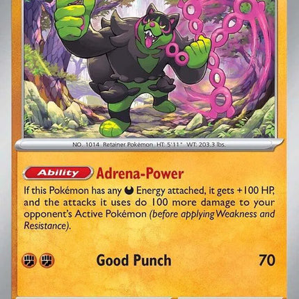 Okidogi Prismatic Evolutions Rare 057/131 Reverse Holofoil