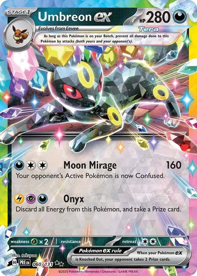 Umbreon ex Prismatic Evolutions Double Rare 060/131