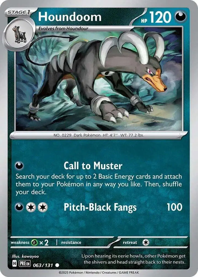 Houndoom Common • 063/131 Prismatic Evolutions
