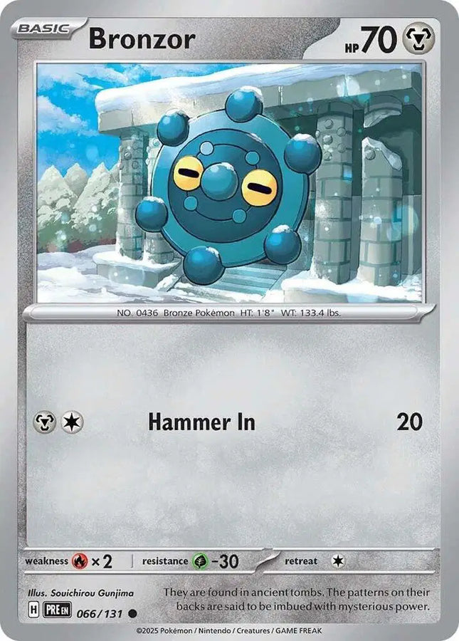 Bronzor Common • 066/131 Prismatic Evolutions