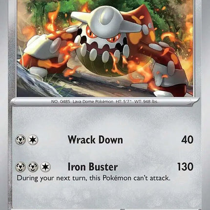 Heatran Uncommon • 068/131 Prismatic Evolutions Reverse Holofoil