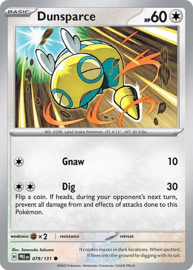 Dunsparce Common • 079/131 Prismatic Evolutions
