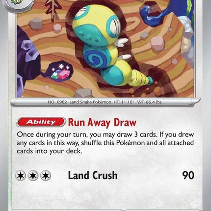 Dudunsparce Rare • 080/131 Prismatic Evolutions Holofoil