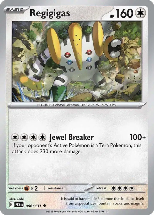 Regigigas Uncommon • 086/131 Prismatic Evolutions