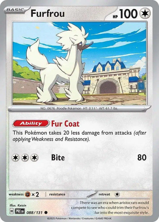 Furfrou Common • 088/131 Prismatic Evolutions