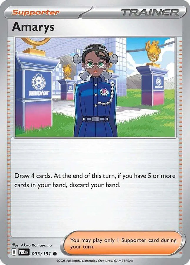 Amarys Prismatic Evolutions Common 093/131