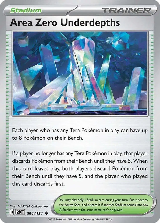 Area Zero Underdepths Uncommon • 094/131 Prismatic Evolutions