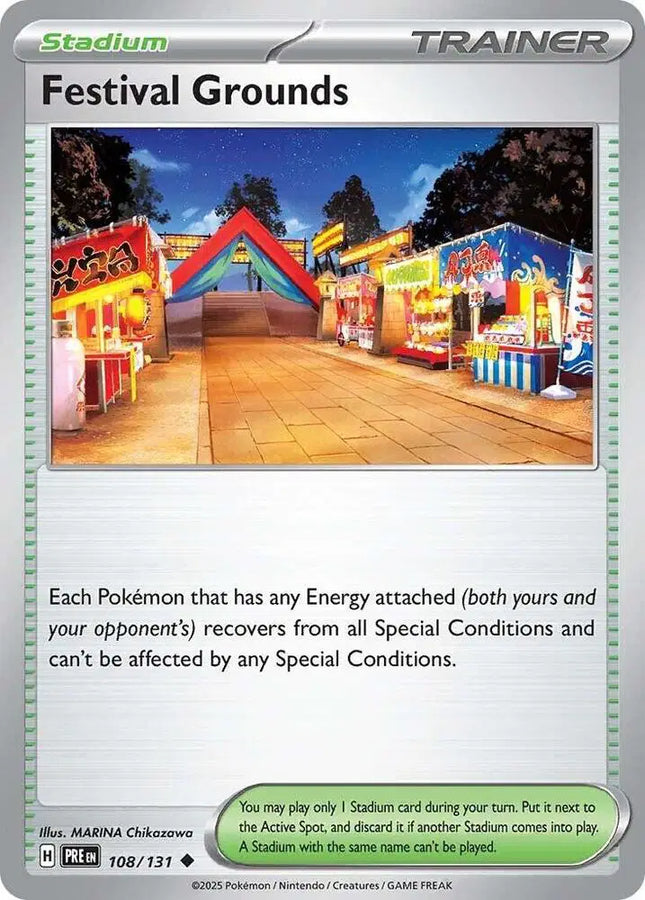 Festival Grounds Uncommon • 108/131 Prismatic Evolutions