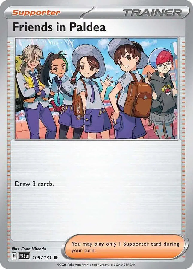 Friends in Paldea Common • 109/131 Prismatic Evolutions