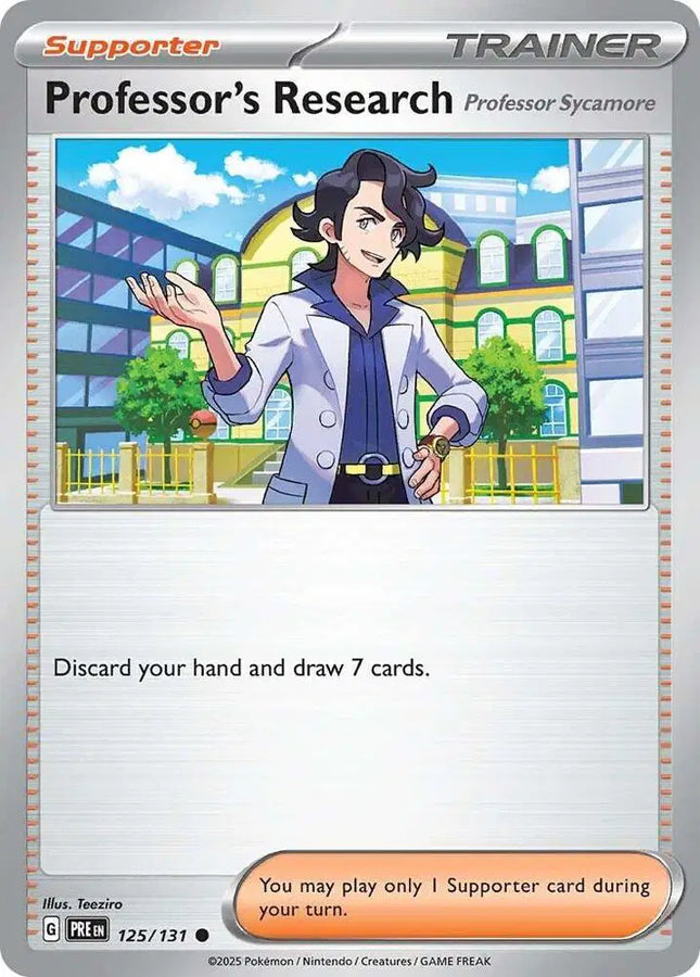 Professor's Research [Professor Sycamore] Common • 125/131 Prismatic Evolutions